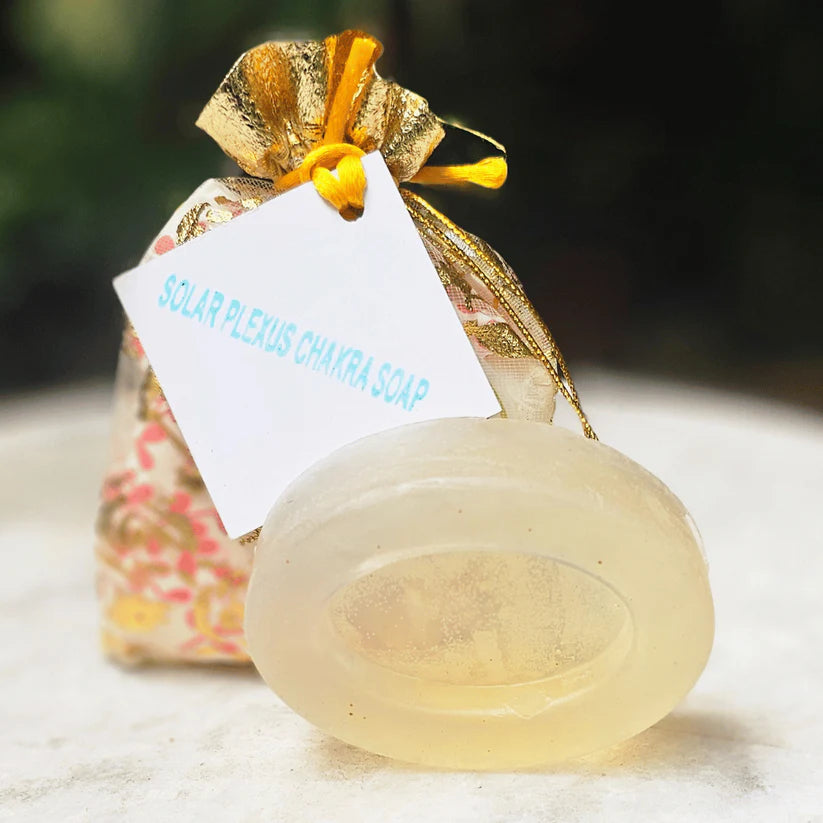 Solar Plexus Chakra Soap (set 3 pcs) For Reducing Stress & Anxiety